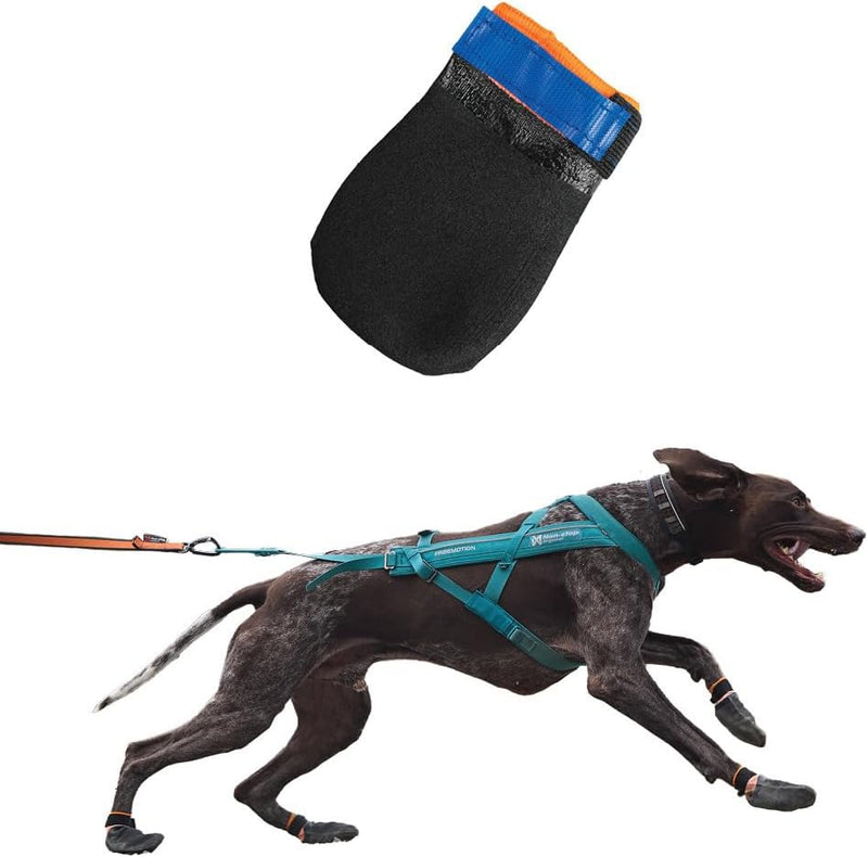Non-stop Dogwear Dog Boots for Hot Pavement, Paw Protectors, 4-Pack
