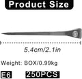 Steel 2.1" Horseshoe Nails E6 Horseshoe Nails Box of 250pcs