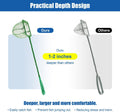 Aquarium Fish Net Small Betta Fish Tank Cleaning Net Sludge Food Residue Wastes Skimmer with Soft Fine Mesh and Braided 