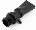 uxcell Plastic Aquarium Pump Duckbill Nozzle Water Outlet Return Pipe Plumbing Fitting Black
