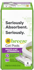 Purina Tidy Cats Cat Litter Accessories, Breeze Pads Refill Pack Multi Cat Litter 8 Count Bag 8 Count (Pack of 4)