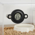 2 PCS Magnetic Temperature and Humidity Monitor for Jumping Spider Enclosure Accessories Mini Digital Reptile Thermomete