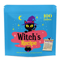 Witch's Recipe Lickable Cat Treats, Creamy Squeezable Puree, Grain-Free, 100 Tubes, Chicken Tuna Salmon goatmilk Capelin Flavors 0.5oz Each Tube