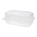 Karat Clamshell Take Out Food Containers [9"x5" - 250 ct] Durable, Stackable, Crack-Resistant To Go Boxes | Clear