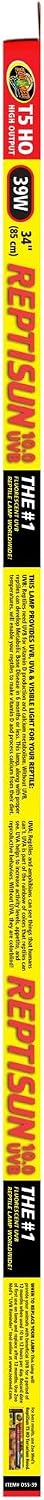 Zoo Med ReptiSun 10.0 HO T5 UVB Lamp, 34" L, 39 Watts