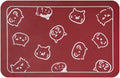 YCT Cat Food Mat, Cat Mat for Food and Water, Pet Feeding Mat, Non-Slip Super Absorbent, with Multiple cat Heads Logo, 1