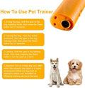 Frienda 3 in 1 LED Ultrasonic Dog Barking Device Stop Bark Trainer, Yellow