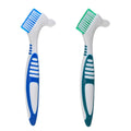 2Pcs Turtle Cleaning Brush Mini Double-Sided Cleaning Brush Tortoise Accessories for Turtle Shell Fish Tank