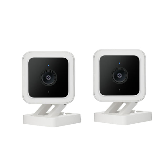 Cam v3 Security Camera for Pets, 1080p Color Night Vision Motion & Sound Detection Indoor/Outdoor Home Security Camera, Compatible with Alexa & Google, 2-Pack