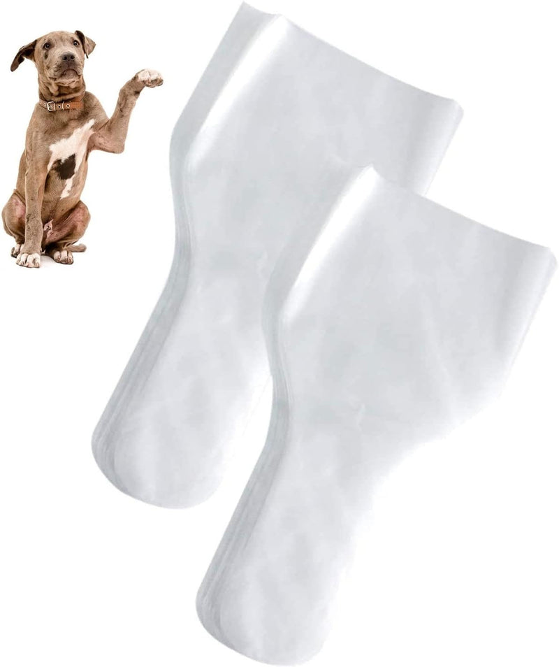 REDDOUDOU 100pcs Disposable Canine Semen Collection Cones Bag Sleeves Dog Artificial Insemination Sheaths Canine