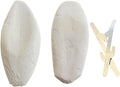 emours Natural Cuttlefish Bone for Reptiles, Tortoises, Snails, Birds and Small Animals, 4-5 inch, Twin Pack