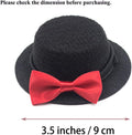 Bearded Dragon Clothes Costume Adjustable Hat and Bowtie Handmade Small Animals St. Patrick's Day Decorations Clothes fo
