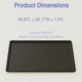 Dog Crate Tray Replacement,46.8-Inch Reinforced Chew-Resistant Pan