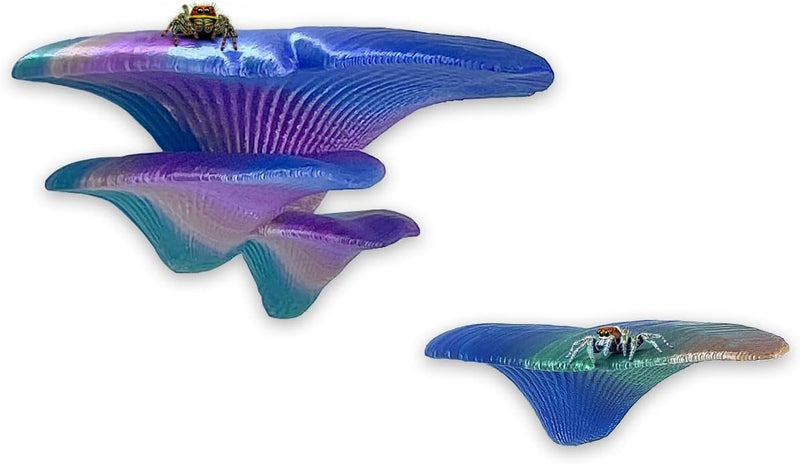 Jumping Spider Mushroom Shelf, Magnetically Concealed Jumping Spider Habitat,Serves As Enclosure Decorate Accessories fo