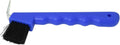 RLECS Horseshoe Hook Brush Portable Hoof Pick Cleaning Brush with Soft Touch Rubber Handle Stable Cleaning Tool Blue Tot
