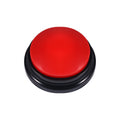 KINBOM Pet Communication Button for Dogs, 30 Seconds Voice Recording Button Dog Pet Training Buzzer Pet Interactivity Device Dog Bells for Potty Training, Not Include Batteries (Red)
