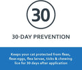 Sentry Fiproguard for Cats, Flea and Tick Prevention for Cats, 1.5 lbs and Over, 6 Month Supply