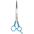 Diane Curved Point-Tip Pet Shear, 6.5-Inch Stainless Steel Hair Cutting Scissors for Precision Trimming, Facial Hair, Paws, Tail, and Sensitive Areas, Lightweight with Non-Slip Grip