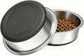 Stainless Steel Dog Bowls, 3.8 Cup, 2 Pack, Non-Slip & Durable