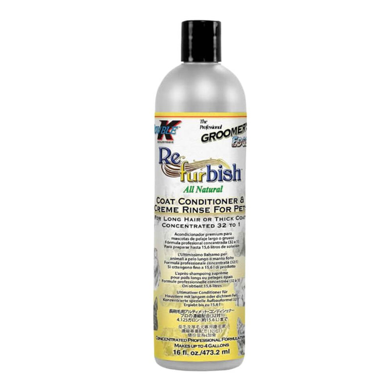 Groomer's Edge Re-Fur-Bish Pet Conditioner, 16-Ounce
