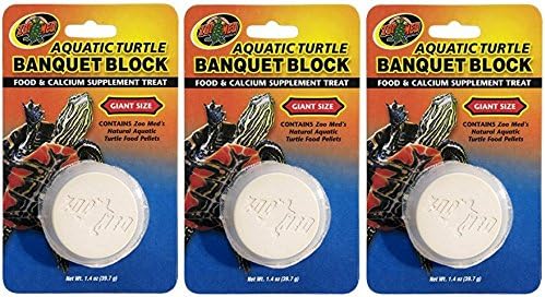 Zoo Med (3 Pack) Aquatic Turtle Banquet Block (Giant)