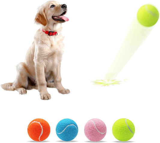 Magicorange Tennis Balls for Dogs,Colorful Easy Catching Dog Balls