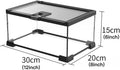 AWXZOM Mini Reptile Glass Terrarium Tank, cage for Tarantula Sling Geckos, Frog, Lizards, Chameleons,Turtles Snake Snail
