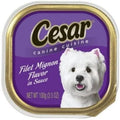 Cesar Classic Loaf in Sauce Wet Dog Food, Filet Mignon, 3.5 oz, 24 Count