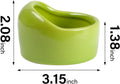 3 Pack Ceramic Hamster Food Bowl, Splash-Proof, Tip-Proof, Chew-Resistant, Easy to Clean Small Animal Bowl for Hamster/G