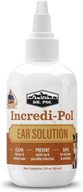 Dr. Pol Incredi-Pol Ear Solution for Dogs, Cats, and All Animals - Safe Ear Rinse for Daily Ear Cleaning and Soothing Relief - 3 Fluid Ounces