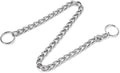 Chain Choke Collar for Dogs, Metal Slip Link Training Heavy Duty Dog Choker Collar Martingale Puppy Collars for XS Small