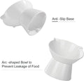Detachable Elevated Cat Bowls, 15° Tilted Raised Cat Food Bowl Anti-Vomiting, Whisker Friendly, Adjustable Pet cat Dishe