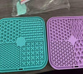Dog Lick Mat Set, 2 Lick Mats for Dogs with Spatula & Brush, Slow Feeder