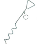 Dog Tie Out Stake, 16.9 Inch Spiral Ground Anchor with 360° Swivel Ring
