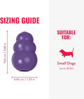 KONG Senior - Dog Toy with Gentle, Natural Rubber - Durable Dog Toy for Older Dogs - Use Treats with Stuffable Chew Toy - Treat Toy for Chewing & Fetching - for Small Dogs
