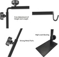 Reptile Heat Lamp Stand, Adjustable 16"- 31" H, Sturdy Metal Light Holder