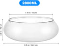 Lurrose Clear Acrylic Fish Tank, Desktop Aquarium Bowl for Betta Fish