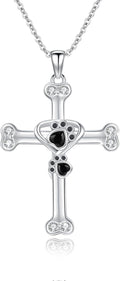 Cross Necklace Sterling Silver Faith Angel Wings Celtic Butterfly Bachelor Cap Necklace Cross Pendant Religious Jewish C