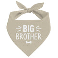 Big Brother Dog Bandana, Beige Pet Dog Scarf Accessories, Pregnancy Announcement Big Brother Baby Reveal, Pet Dogs Triangle Scarf, Dogs Bandana for Small Medium