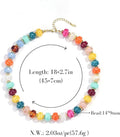 Chunky Beaded Necklace for Dog Cat Colorful Resin Bead Necklaces