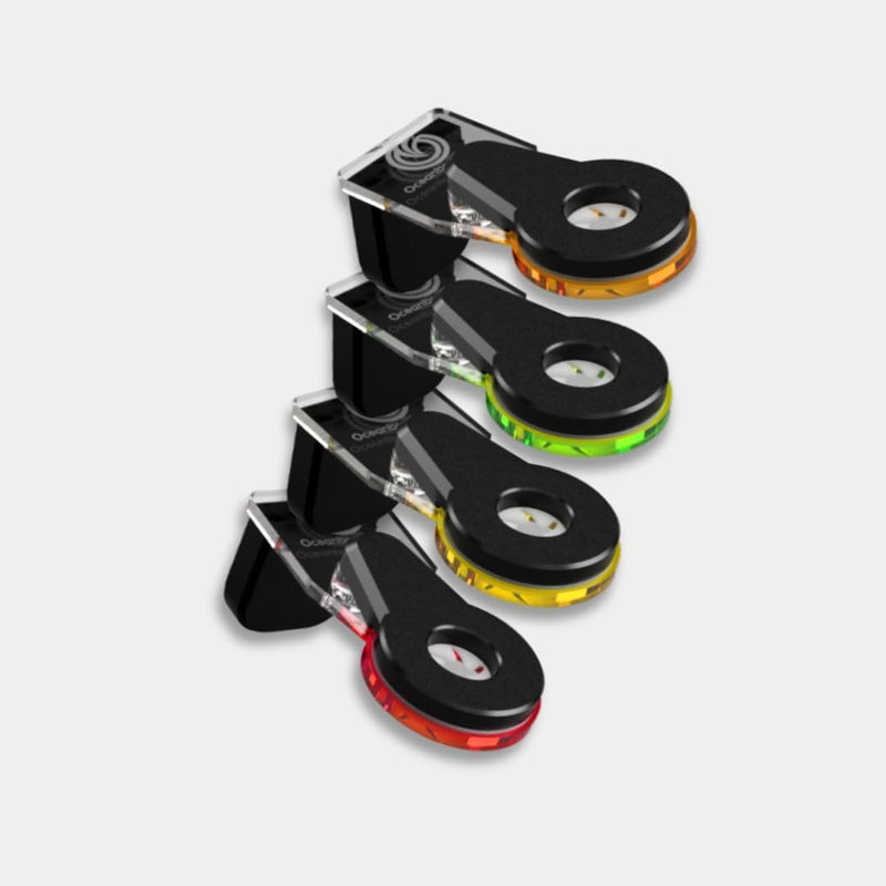 Oceanbox Designs CoralOne™ CGO GLO Extendable Magnetic Solo Frag Rack (Glow, 4 Pack), Single Frag Rack, No-Rust 100% Ree