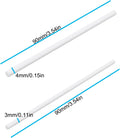 2pcs Ceramic Impeller Shaft 3x90mm and 4x90mm for Fish Tank Water Pump