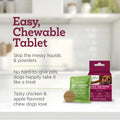 Vetality Stop The Runs | Dog Anti Diarrhea Medicine | 6 Count Chewable | Chicken Flavor