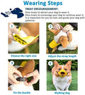 LUCKYPAW Soft Duck Silicone Dog Muzzle for Small Medium Dogs Poodle Corgi