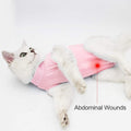DOTON Cat Recovery Suit for Male and Female Surgical Post Surgery Soft Cone Onesie Shirt Clothes Neuter Licking Protecti
