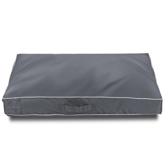 Chinchilla Waterproof Heavy Dog Bed Cover Washable, with Zipper Opening Fillable Universal Dog Bed Replacement Cover.Cover Only (Large, Gray)