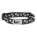 RC Pets Clip Collar | Reflective Label for Visibility Adjustable Comfortable & Secure Fit | Daisies, Medium, 1-Inch