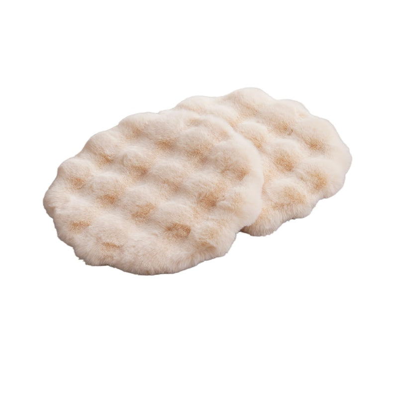 SHENGOCASE Pet Cushion Pad, Faux Fur Dog Cat Kneading Pillow, Crate Bed Insert, 16 Inches, 2-Pack