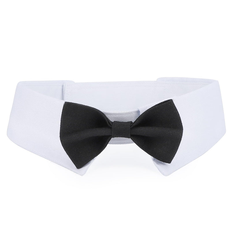Segarty Dog Bow Tie for Neck Girths 16.5-21.2 in, Adjustable Bowtie Collar for Extra Large Dogs, Dog Neck Tie Tuxedo Comfortable Cotton Boy Pets Grooming Accessories for Wedding Holiday Birthday Party