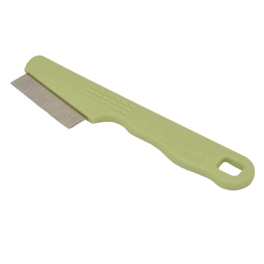 Coastal Pet - Safari - Dog Flea Combs, No Color, Longhaired Breeds (6.25" L x 1.625" W)